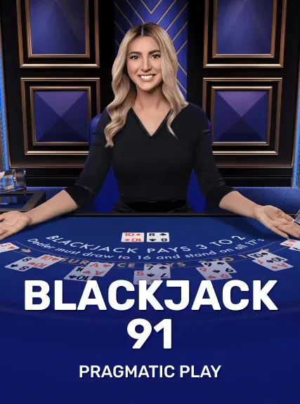 Blackjack 91 game tile
